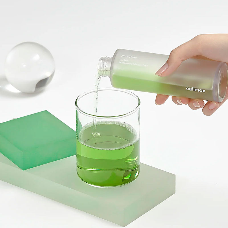 celimax Noni Moisture Balancing Toner lightweight watery texture for all skin types