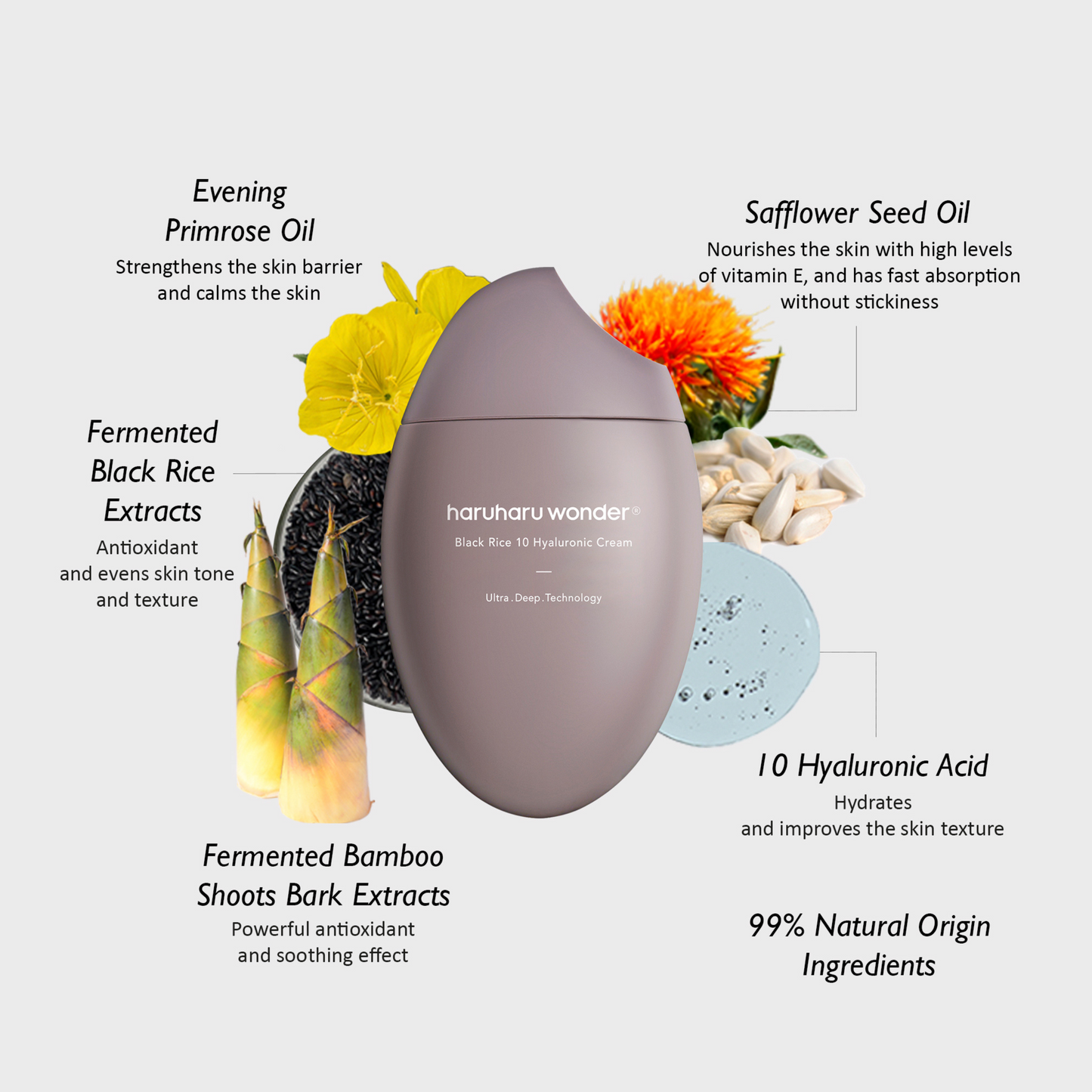 haruharu wonder Black Rice Cream lightweight vegan moisturizer