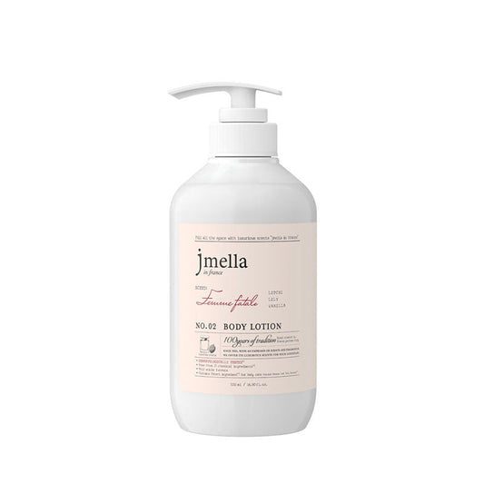 Jmella Femme Fatale Body Lotion with oriental-floral fragrance