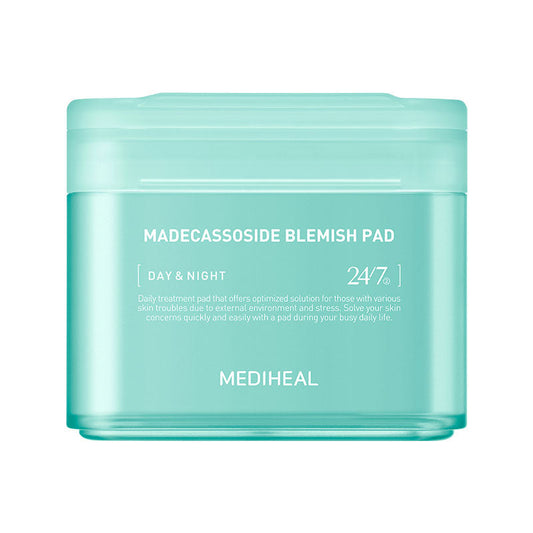 Mediheal Madecassoside Blemish Pad 170ml vegan fiber toner pads for dark spots and acne
