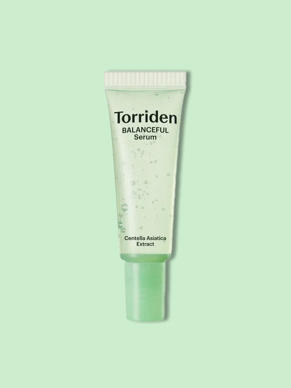 Torriden Balanceful Cica Serum 10ml travel size with 5D Cica Complex for sensitive skin