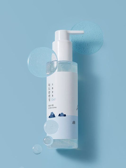 Round Lab 1025 Dokdo Cleansing Gel with deep sea water and hyaluronic acid