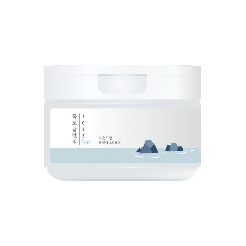 Round Lab Dokdo Cleansing Balm 100ml sherbet texture and packaging
