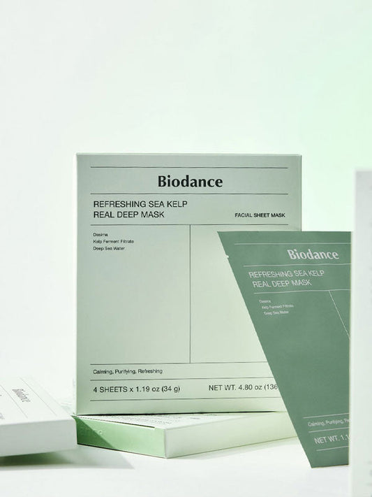 Biodance Refreshing Sea Kelp Real Deep Mask 34g hydrogel sheet mask