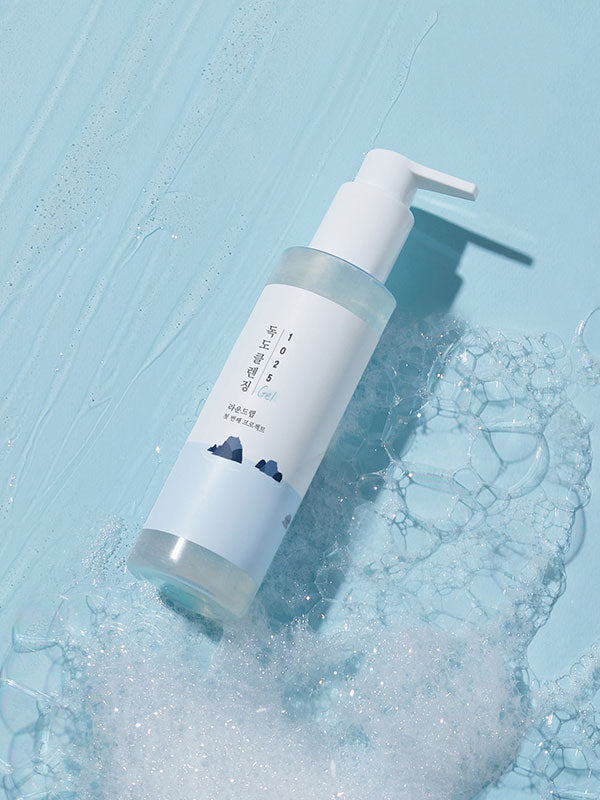 Round Lab Dokdo Cleansing Gel pump bottle with 8 types hyaluronic acid
