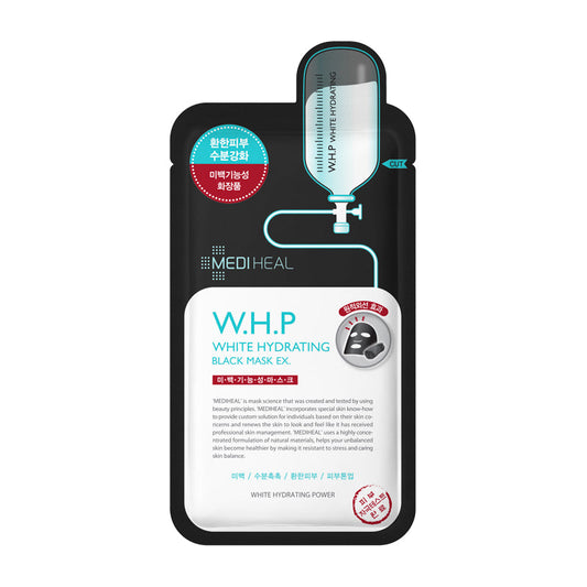 Mediheal W.H.P White Hydrating Black Mask with charcoal