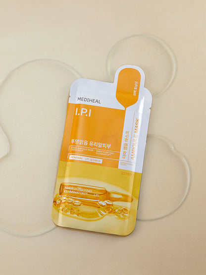 Mediheal Derma Ampoule Mask hydrogel brightening formula