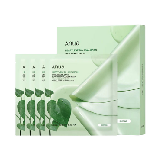 Anua Heartleaf Collagen Mask with 70% heartleaf water