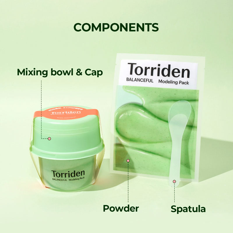 Torriden Balanceful Cica Modeling Pack soothing Korean modeling mask for sensitive skin