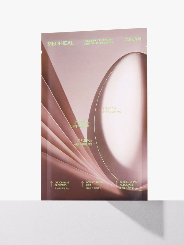 Mediheal Retinol Collagen Cream Lifting Mask packaging