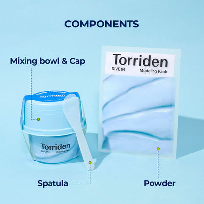 Torriden Dive-In Hyaluronic Acid Modeling Pack cooling spa treatment mask