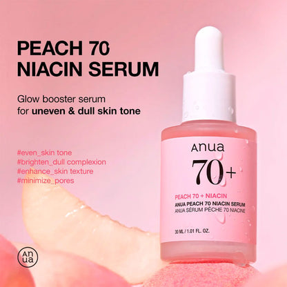 Anua Niacinamide Serum texture and pink tint