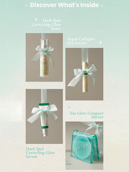 Axis-y Glow Your Own Way Box complete brightening routine for radiant glowing skin