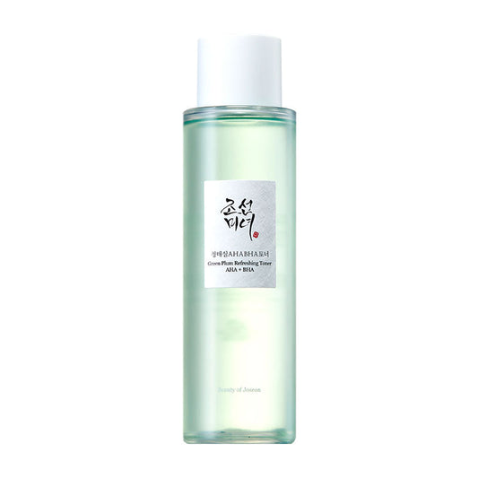Beauty of Joseon Green Plum Toner with AHA and BHA exfoliants
