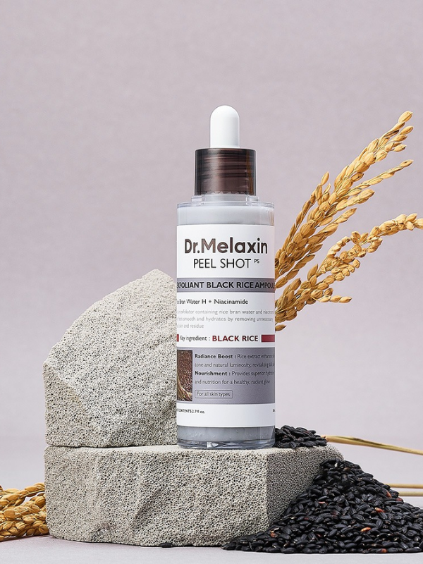 Dr.Melaxin Peel Shot Exfoliating Black Rice Ampoule 80ml-0