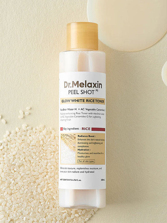 Dr.Melaxin Peel Shot Glow White Rice Toner 200ml-0