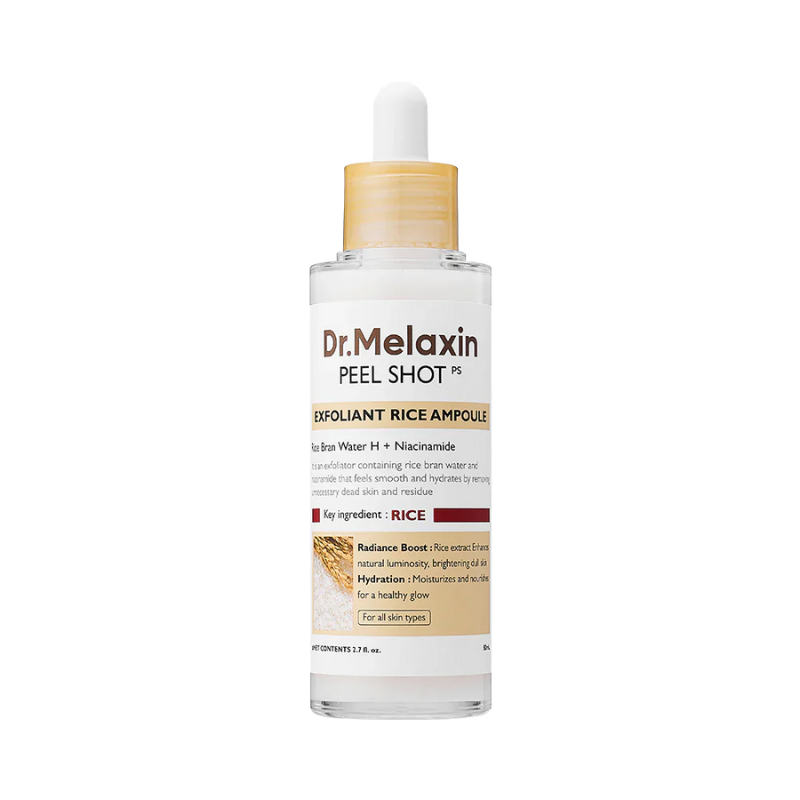Dr.Melaxin Peel Shot Exfoliating White Rice Ampoule