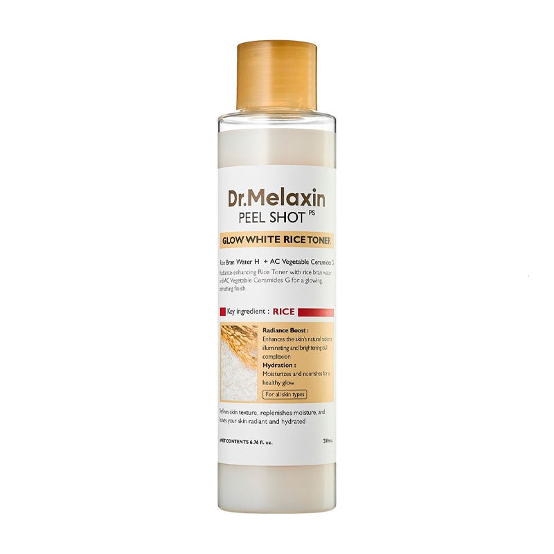 Dr.Melaxin Peel Shot Glow White Rice Toner 200ml-1