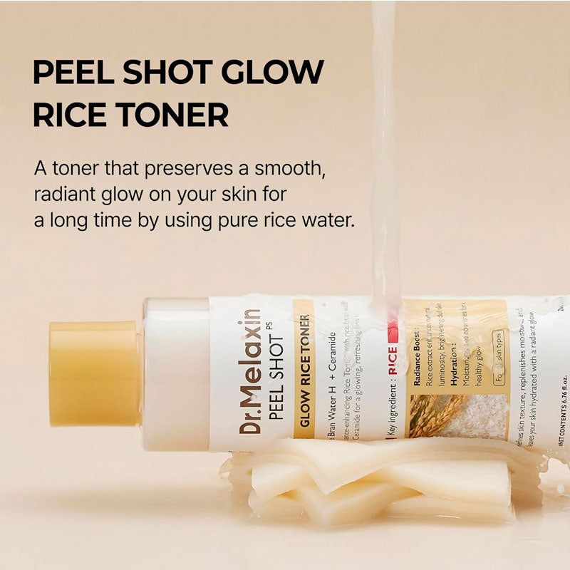 Dr.Melaxin Peel Shot Glow White Rice Toner 200ml-3