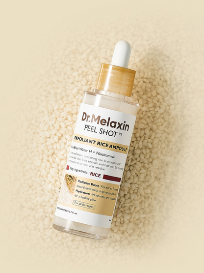 Dr.Melaxin Peel Shot Exfoliating White Rice Ampoule