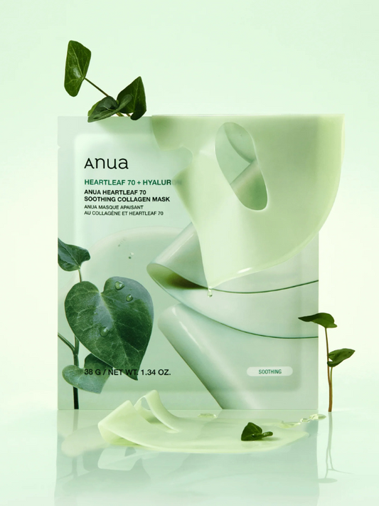 Anua Heartleaf 70 Soothing Collagen Mask packaging