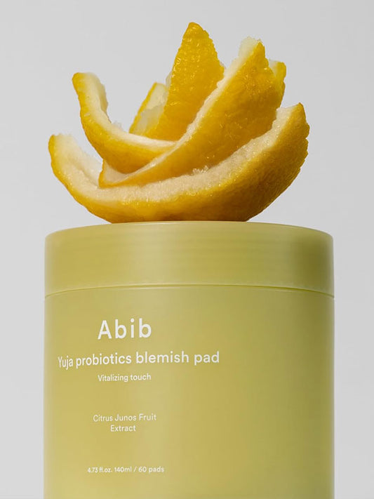 Abib Yuja Probiotics Blemish Pad Vitalizing Touch with 12,500ppm Yuja Extract