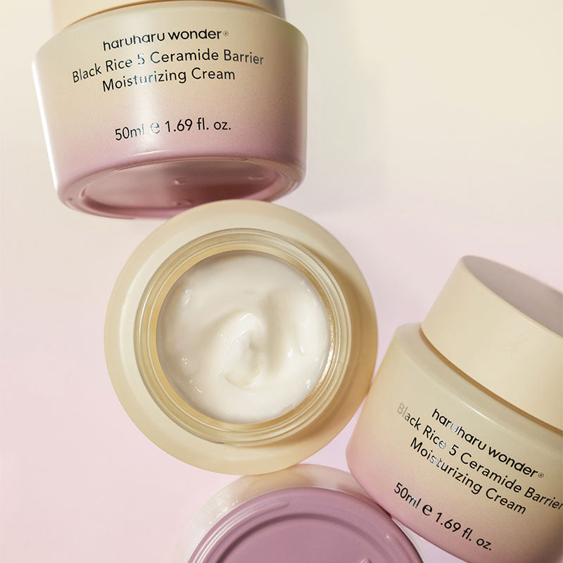 Haruharu Wonder Black Rice Ceramide Cream barrier-strengthening formula