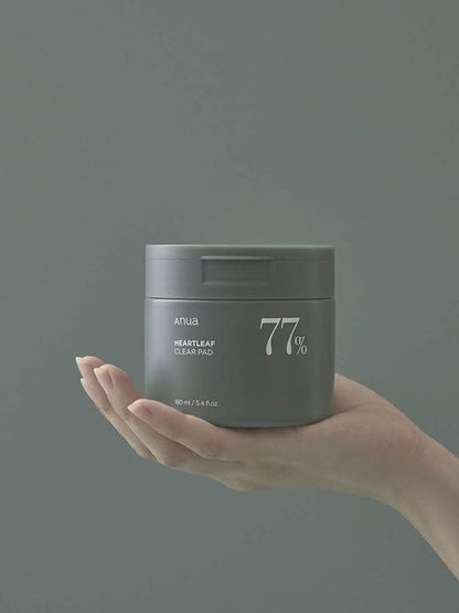 Anua Heartleaf 77% Clear Pad 160ml 70 pads packaging 