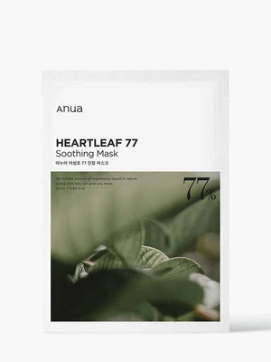 Anua Heartleaf 77% Soothing Mask packaging
