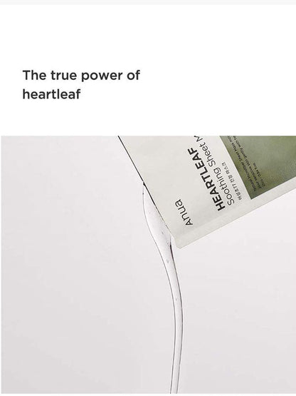 Anua Heartleaf Mask with 77% houttuynia cordata extract