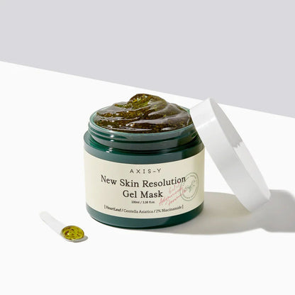 Axis-y New Skin Resolution Mask with niacinamide and heartleaf