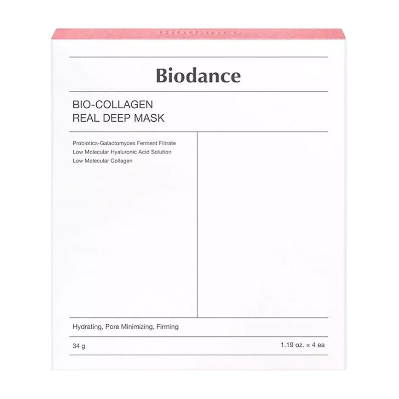Biodance Bio-Collagen Mask packaging with collagen and hyaluronic acid
