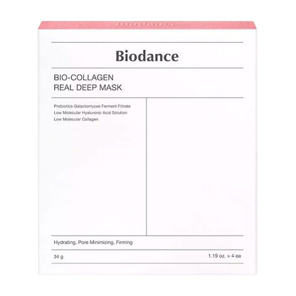 Biodance Bio-Collagen Mask packaging with collagen and hyaluronic acid