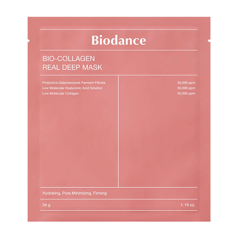 Biodance Bio-Collagen Mask hydrogel texture showing deep hydration