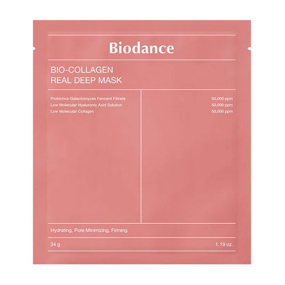Biodance Bio-Collagen Mask hydrogel texture showing deep hydration