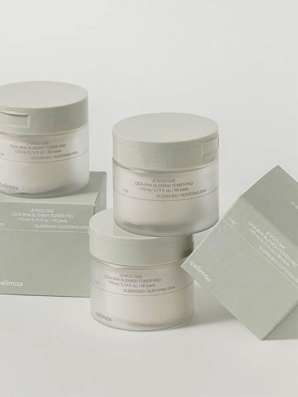 celimax Ji Woo Gae Cica BHA Blemish Pad jar