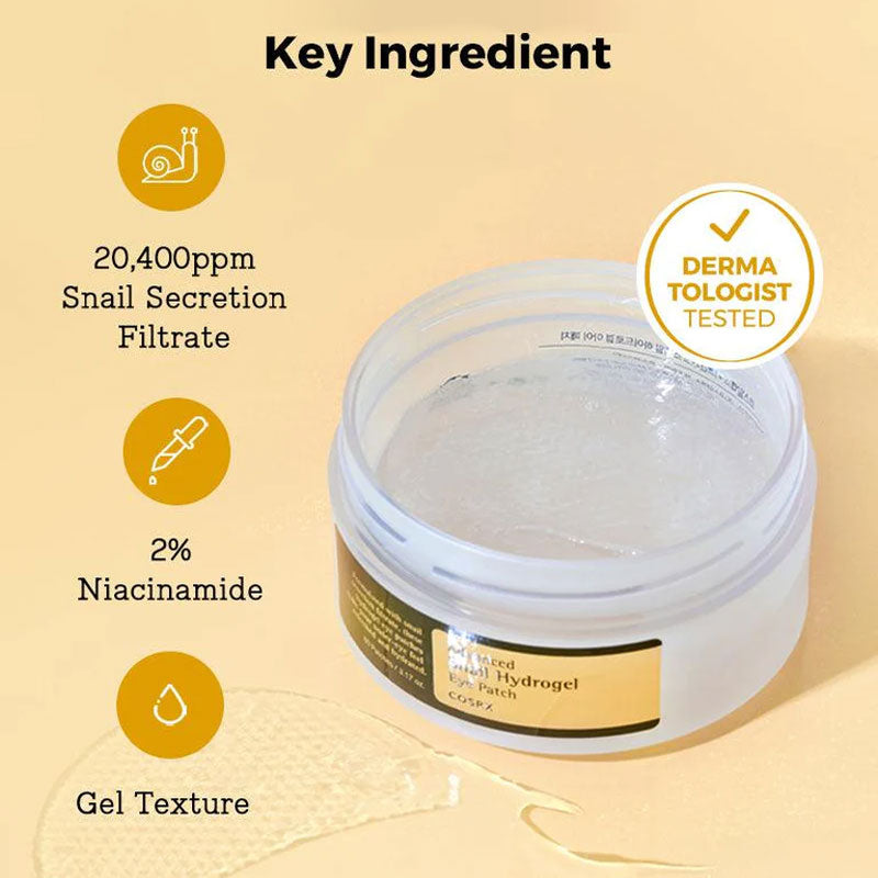 COSRX Snail Eye Patch with snail mucin and niacinamide