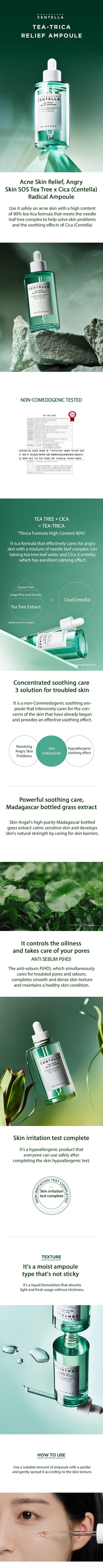 SKIN1004 Centella Tea-Trica Ampoule soothing treatment for inflammation