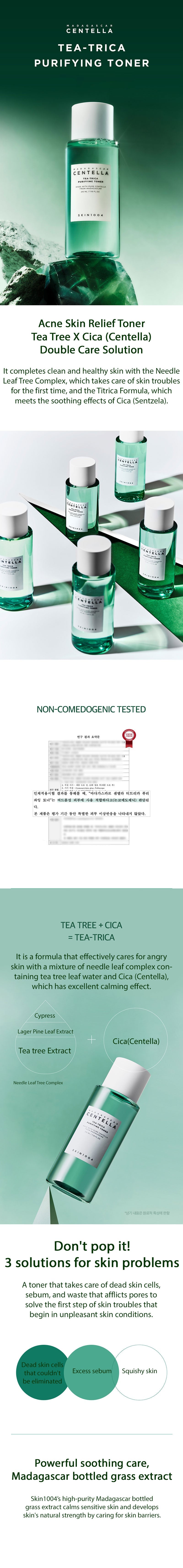 SKIN1004 Purifying Toner for oily and acne-prone skin