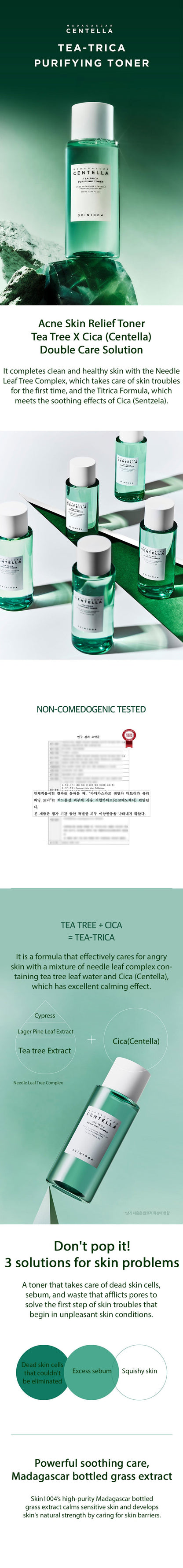 SKIN1004 Purifying Toner for oily and acne-prone skin