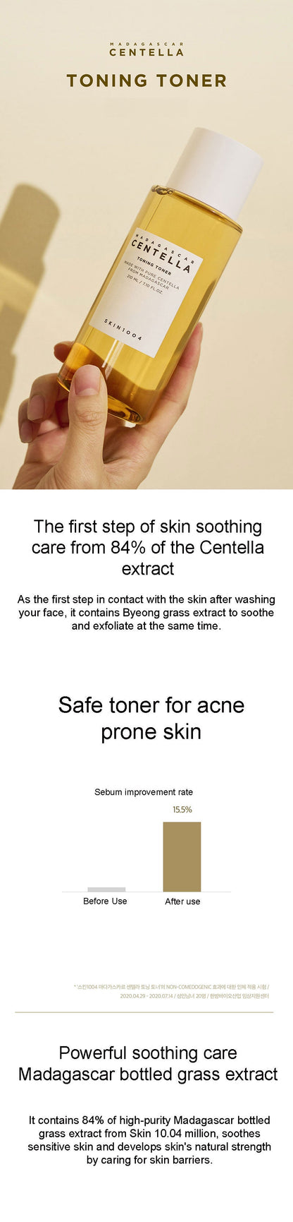 SKIN1004 Toning Toner with centella and niacinamide benefits