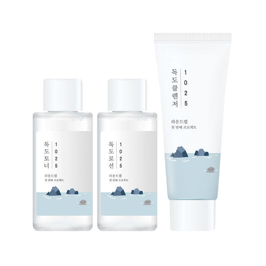 Round Lab 1025 Dokdo Kit with Ulleungdo deep seawater and Triple Hyaluronic Acid