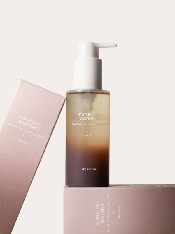 haruharu wonder Black Rice Moisture Deep Cleansing Oil packaging