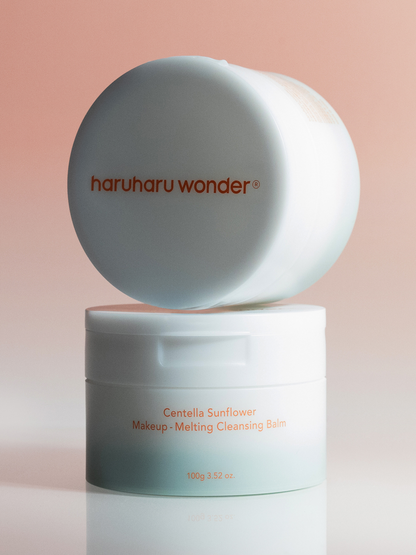 haruharu wonder Centella Sunflower Makeup-Melting Cleansing Balm with sunflower seed oil
