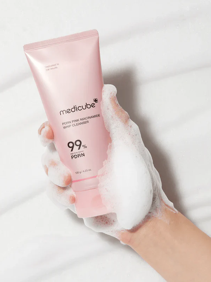 medicube PDRN Pink Niacinamide Whip Cleanser 120g-0