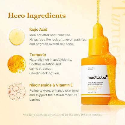 medicube Kojic Acid Turmeric Niacinamide Serum