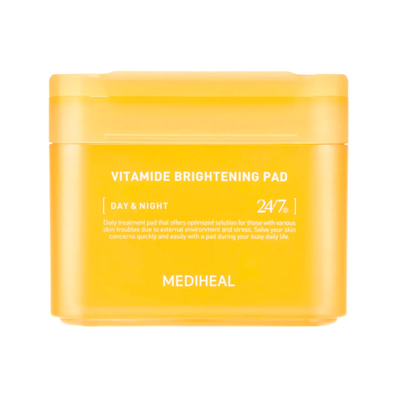 Mediheal Vitamide Brightening Pad with 7 essential vitamins and built-in tweezers