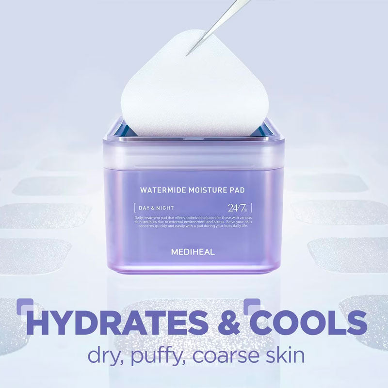 Mediheal Watermide Pad cooling and soothing effects