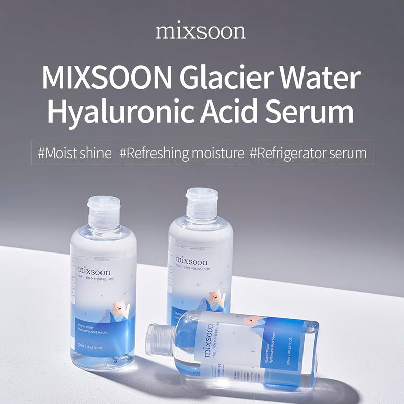 mixsoon Glacier Water Hyaluronic Acid Serum with glacier water for deep hydration