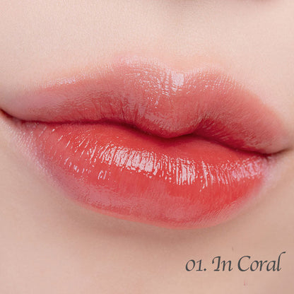 rom&nd Dewyful Tint color swatches showing dewy finish